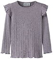 Name It Bluse - NmfBlitta - Lavender Gray/Melange