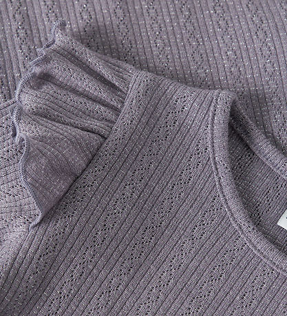 Name It Bluse - NmfBlitta - Lavender Gray/Melange