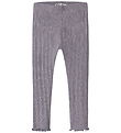 Name It Leggings - NmfBlitta - Lavender Gray/Melange