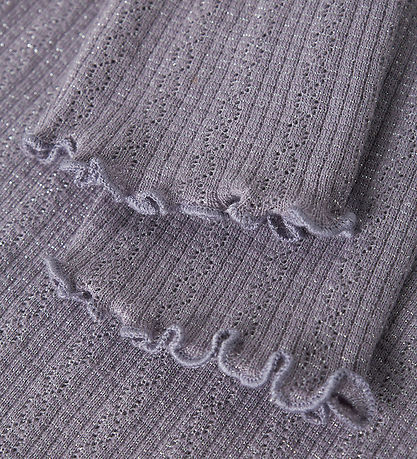 Name It Leggings - NmfBlitta - Lavender Gray/Melange