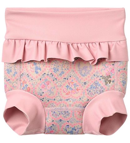 Wheat Blebadebukser - Rita - Pink Heart Flowers