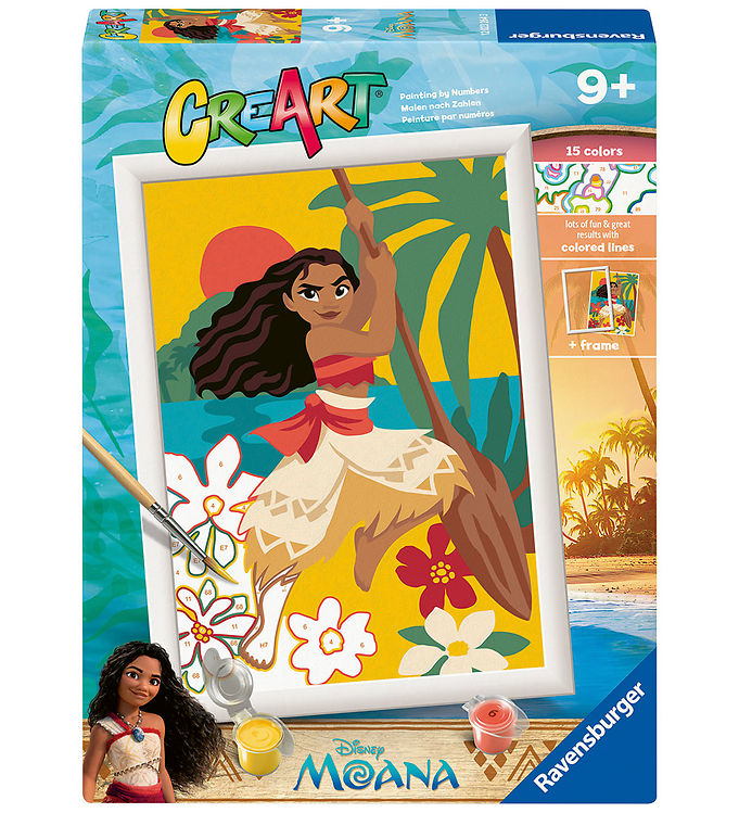 Ravensburger CreArt Malesæt - Paint By Numbers - Vaianaâs Adve