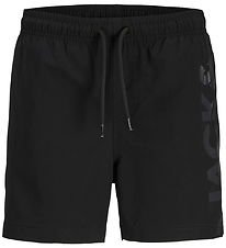 Jack & Jones Badeshorts - JpstMaui - Black