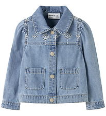 Name it Denimjakke - NmfHarper - Light Blue Denim/Anglaise