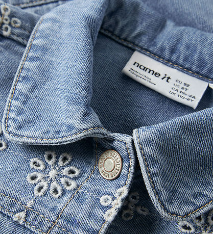 Name it Denimjakke - NmfHarper - Light Blue Denim/Anglaise