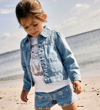 Name it Denimjakke - NmfHarper - Light Blue Denim/Anglaise