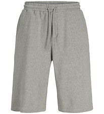 Jack & Jones Shorts - Sweat - JpsTowen - Light Grey Melange
