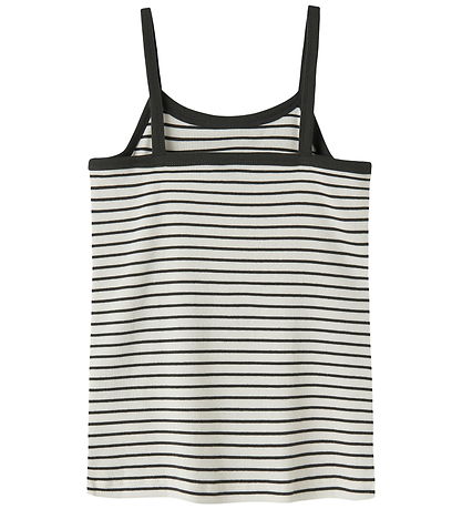 LMTD Top - Rib - NlfHinaja - White Alyssum/W. Pirate Black