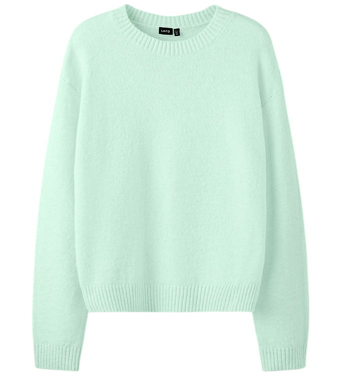 LMTD Bluse - Strikket - NlfBynt - Ice Water