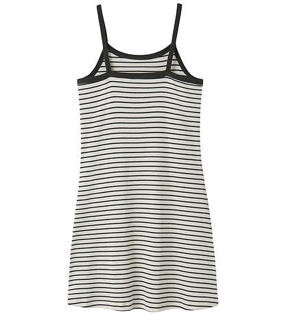 LMTD Kjole - NlfHinaja - White Alyssum/w.Pirate Black