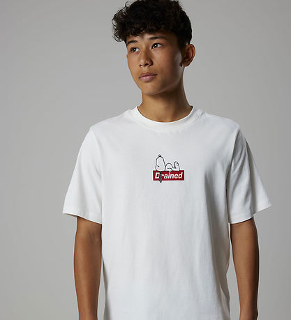 LMTD T-shirt - NlNaffy - White Alyssum