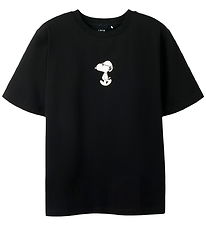 LMTD T-shirt - NlNaffy - Black