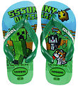 Havaianas Klipklapper - Kids Minecraft - Green