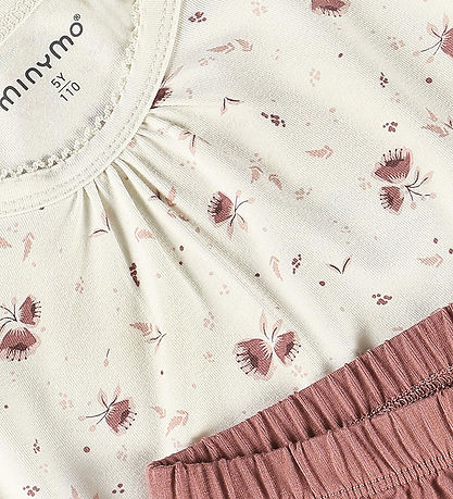 Minymo Pyjamas - 2-delad - Peach Piska