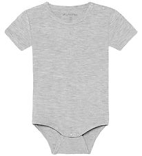 Minymo Body k/æ - Viskose - Grey Melange