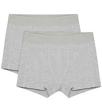 Minymo Boxershorts - 2-pak - Viskose - Grey Melange