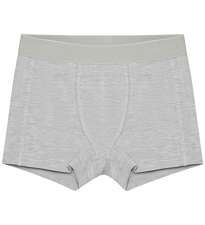 Minymo Boxershorts - 2-pak - Viskose - Grey Melange
