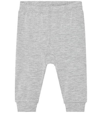 Minymo Natbukser - Viskose - Grey Melange
