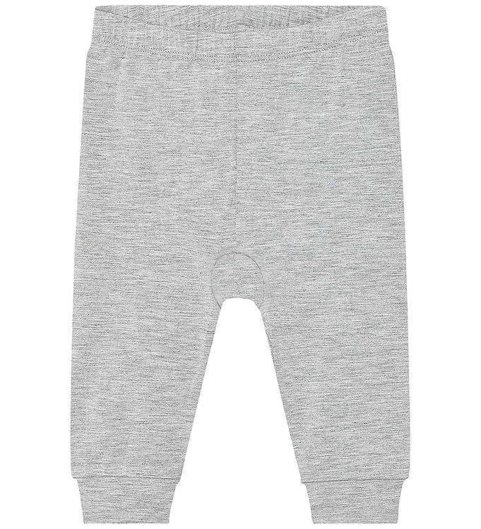 Minymo Bukser - Viskose - Grey Melange