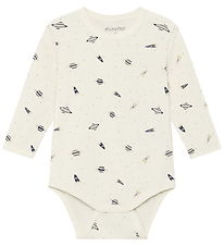 Minymo Body l/æ - Viskose - Niagara Mist m. Planeter
