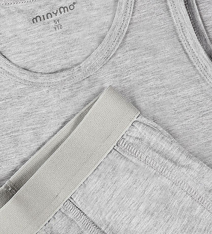Minymo Undertøj - Viskose - Grey Melange