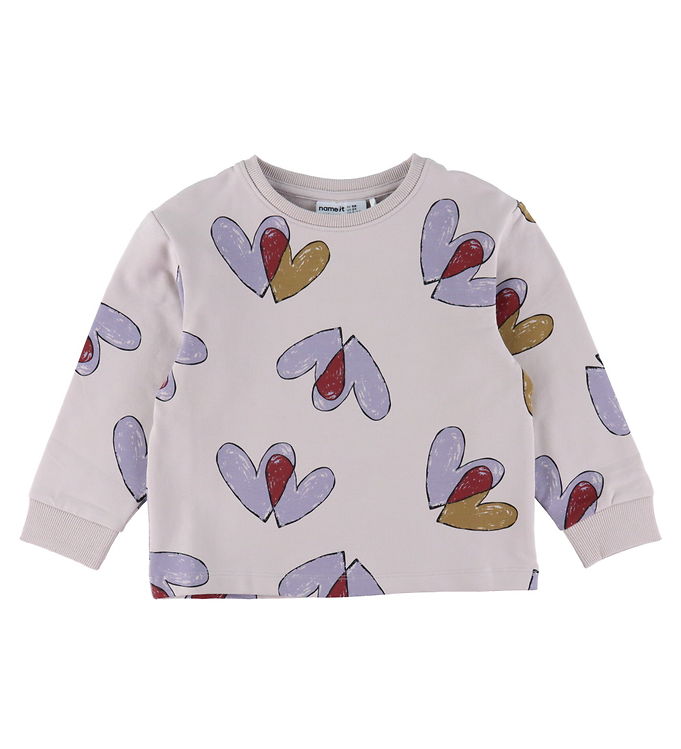 Name It Sweatshirt - NmfTeart - Lilac Marble