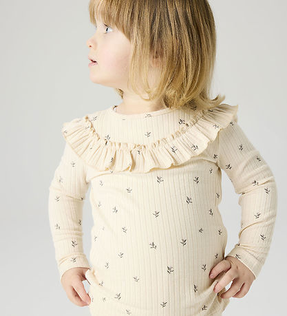 Name It Bluse - NmfBessa - Rib - Slim - Buttercream