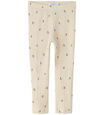 Name It Leggings - Rib - NmfBessa - Buttercream