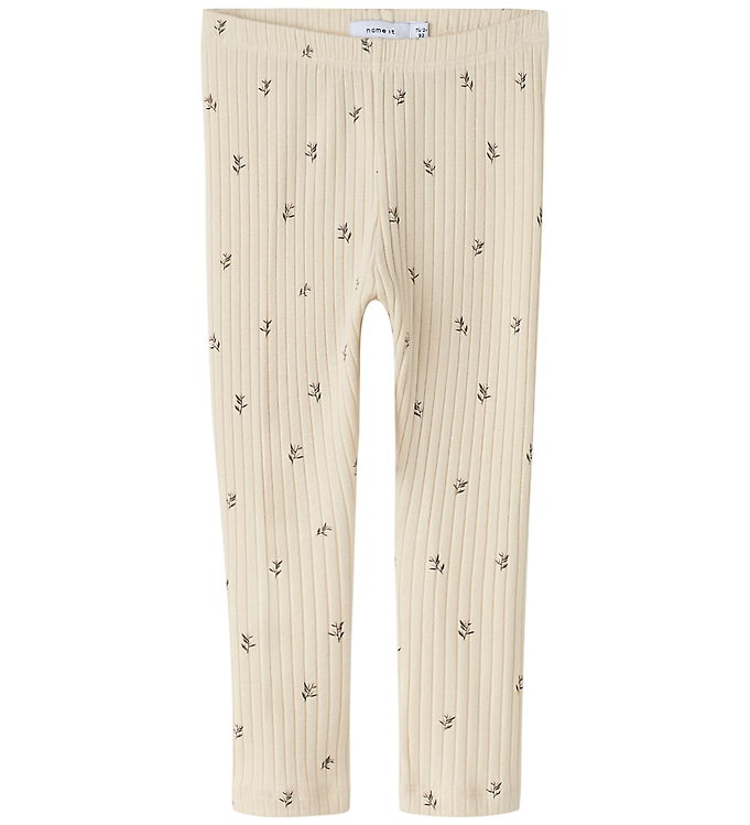 Name It Bessa - Børne Leggings - Beige - 116
