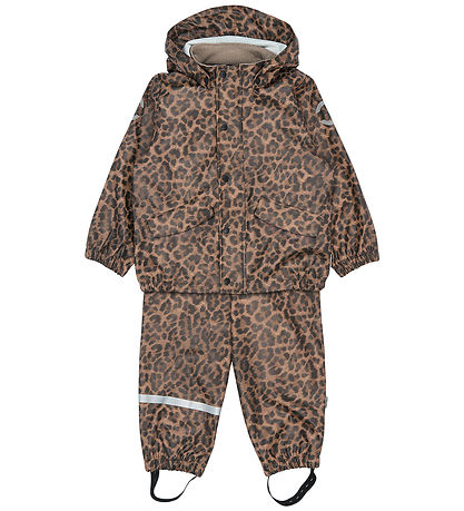 Mikk-Line Regntøj m. Seler - PU - Leo