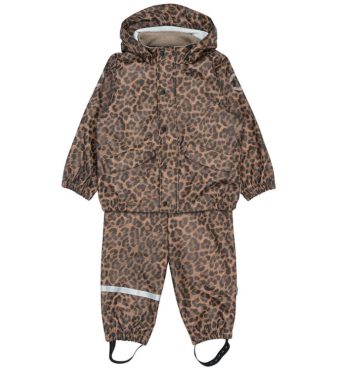 Mikk-Line Regntøj m/u Seler - PU - Recycled - Leo