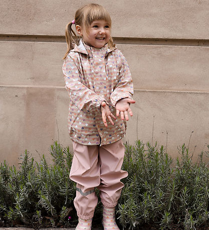 Mikk-Line Regntøj m. Seler - PU - Magic Heart