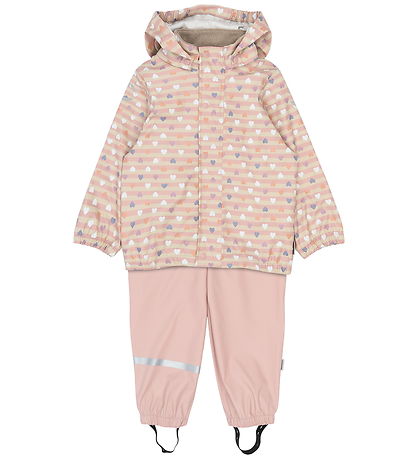 Mikk-Line Regntøj m. Seler - PU - Magic Heart