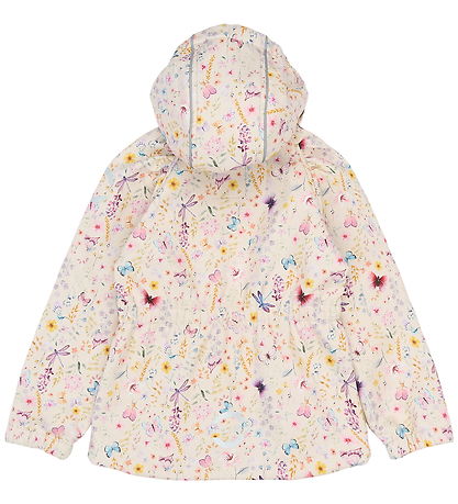 Mikk-Line Softshelljakke m. Fleece - AOP - Butterfly