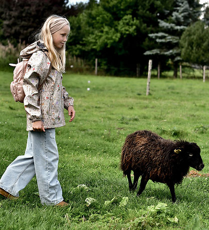 Mikk-Line Softshelljakke m. Fleece - AOP - Butterfly