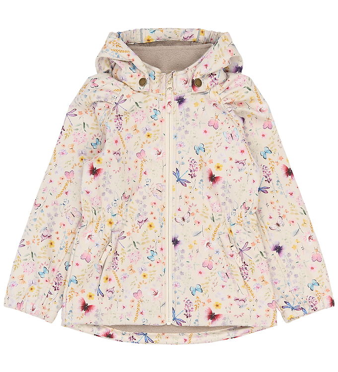 Mikk-Line Softshelljakke m. Fleece - Recycled - Butterfly m. Blo