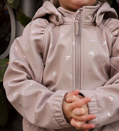 Mikk-Line Softshelljakke m. Fleece - AOP - Bow Foil