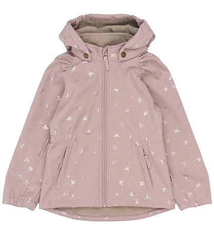 Mikk-Line Softshelljakke m. Fleece - AOP - Bow Foil