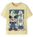 Name It T-shirt - Mickey - NmmArt - Double Cream