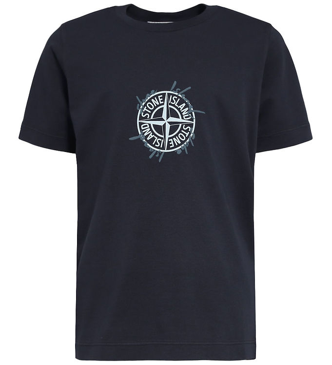 Stone Island T-shirt - Navy Blue m. Print