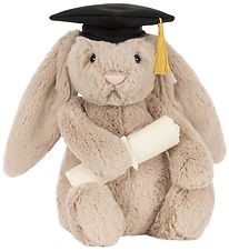 Jellycat Bamse - 31x12 cm - Bashful Bunny Graduation Outfit