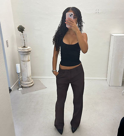 Grunt Bukser - GrDudai Wide - Brown