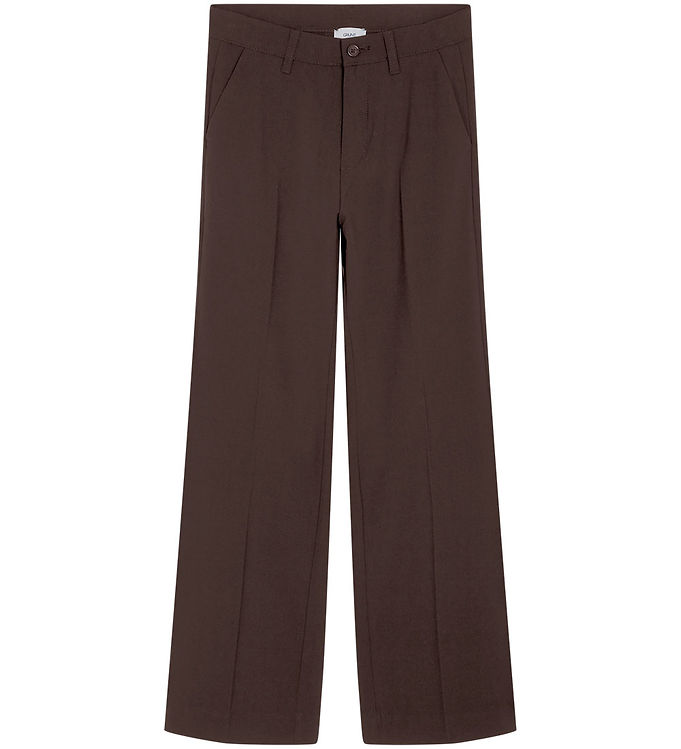 Grunt Bukser - GrDudai Wide - Brown