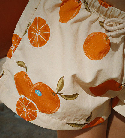 Konges Sløjd Badeshorts - Pomio - Arancia Blu