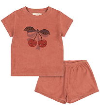 Konges Sløjd Shortssæt - Frotté - Itty - Canyon Rose