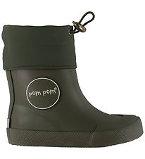 Pom Pom Gummistøvler - Ivy Green