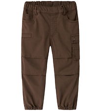 Name It Cargobukser - Bomuld/Tencel - NmmBen - Chestnut