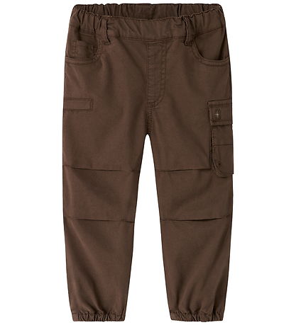 Name It Cargobukser - Bomuld/Tencel - NmmBen - Chestnut