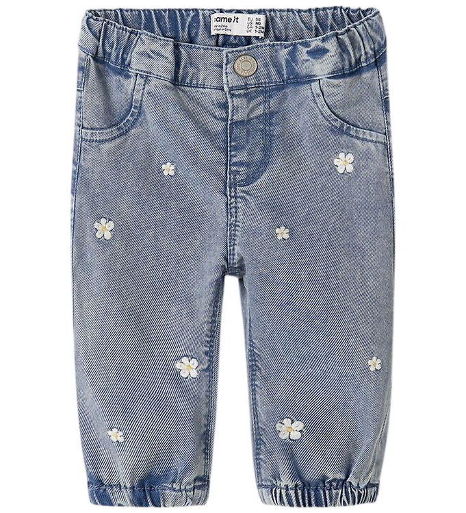 Name It Jeans - NbfRose - Light Blue Denim/Flowers