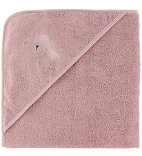 Nørgaard Madsens Badeslag - 100x100 cm - Pale Mauve m. Enhjørnin